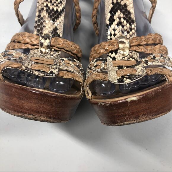 Alexandre Birman snakeskin print heels size 10 (41) - Picture 6 of 10